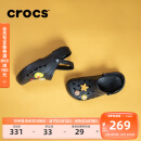 卡骆驰crocs洞洞鞋贝雅男鞋女鞋轻便耐磨一脚蹬拖鞋休闲鞋|10126 黑色-001 41 /42(260mm)