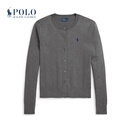 Polo Ralph Lauren 拉夫劳伦 女装 经典款修身版型圆领针织开襟衫RL26850 020-灰色 偏小 S