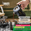 比乐蒂（Bialetti）摩卡壶手冲意式咖啡壶意大利双阀特浓便携 黑金2杯份