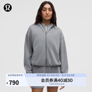 lululemon丨Softstreme™ 女士拉链连帽衫 LW3HM8S 太阳灰 S /6
