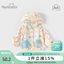 欢喜小熊6个月-3岁婴儿外套女宝宝夏季薄款纯棉连帽遮阳上衣男童衣服