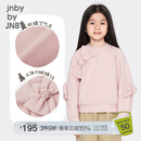 jnby by JNBY江南布衣童装春秋长袖套头卫衣立体蝴蝶结舒适女童儿童1N8411300 639橡皮粉（批次1） 160 cm