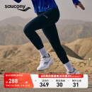 Saucony索康尼健身运动裤女瑜伽鲨鱼裤收腹高腰春季新款裤子 正黑色BK01 S