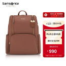 新秀丽（Samsonite）时尚包包女包女士双肩包背包电脑包书包母亲节礼物 TL3浓郁锈色