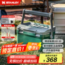STANLEY户外保温箱便携垂钓户外露营神器保鲜车载保温保冷箱15.1升-绿色