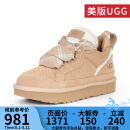 UGG美版女款LOWMEL潮流款保暖短靴雪地靴1144032 SAN-砂砾色 37