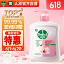 滴露（Dettol）健康抑菌洗手液滋润倍护500g 消毒抑菌99.99% 儿童适用不含酒精