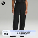 lululemon丨Stretch Woven 女士高腰阔腿裤 LW5FTCA 黑色 M