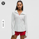 lululemon丨Mist Over 女士运动夹克 拒水 防晒 LW4BSRS 海雾蓝 线上专售 S /6
