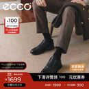 爱步（ECCO）正装鞋 增高牛皮休闲皮鞋男 雅仕男鞋系列207124 黑色41