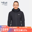 Rab睿坡女士Xenair Alpine Light户外运动透气夹克外套棉服女 QIP-18 乌黑色/EBN 08