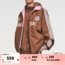 adidas adicolor经典复古双面穿运动保暖棉服阿迪达斯官方三叶草 深棕 S
