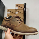卡特（CAT）低帮男鞋户外休闲鞋耐磨防滑工装鞋复古英伦潮流轻便皮鞋春夏 卡其色 标准皮鞋尺码 41