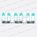 战帆 运动旋转靶机 室外训练移动靶机 6靶位 含轨道60米 一拖三