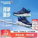 Skechers斯凯奇儿童雪地靴中大童高帮加绒保暖运动鞋男童防滑靴子405293L 海军蓝色/多彩色/NVMT 32