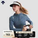 迪桑特 WOMEN’S TRAINING  女士 半拉链 连帽卫衣 DB-DARK BLUE M (165/84A)