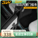 3W适用特斯拉焕新ModelY/3挡泥板专用门槛条踏板防踩TPE后备箱保护 焕新Model3前后门槛条