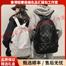 Affenzahnolue轻奢品牌中学生书包新款大学生大容量旅行背包男女高中双肩包 白色