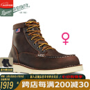DANNER丹纳都市户外休闲Bull Run真皮女款手工防滑耐磨中高帮工装靴 15575-棕色-女M鞋楦 38