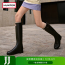 HUNTER【修饰腿型】户外露营女鞋Refined防水防滑高筒靴长筒靴网红女靴 黑色BLK/哑光 39
