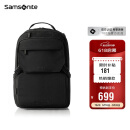 新秀丽（Samsonite）双肩包时尚商务电脑包通勤大容量背包黑色 15.6英寸 NX5*09001