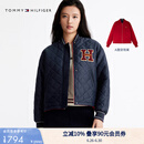 TOMMY HILFIGER【新年系列】25春夏女装防泼水蛇年双面穿棉服夹克外套45134 红色/藏青色XMP L （推荐：125-135斤）