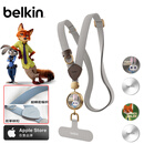 贝尔金（BELKIN）迪士尼系列巧磁百变手机挂绳 适用于苹果全包手机壳 可挂脖可斜挎 长度可调节 疯狂动物城