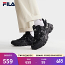 斐乐（FILA）休闲鞋猫爪鞋5代运动鞋春季新款男鞋老爹鞋 黑-BK 42