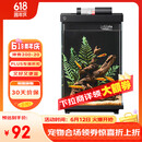 画法几何鱼缸造景 小型鱼缸米家智能鱼缸专用蕨类沉木造景套餐