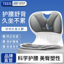 TEEIS德国护腰坐垫办公室座椅靠垫支撑久坐神器人体工学靠背学生坐姿椅 护腰坐垫【高级灰】 护腰丨护脊