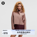 lululemon丨Rain Chaser女士运动夹克 LW4CANS 暮光玫瑰棕 S /6