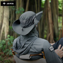 战术鸟轻刃丨轻薄速干夏季防晒帽男士遮阳帽奔尼渔夫帽紫外线户外 XL