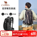 骆驼（CAMEL）登山包户外男女运动双肩包防水旅游徒步爬山旅行书包  黑色