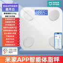 小米芯【辉鼎】接入米家APP体脂秤体重秤家用电子秤小型充电体脂秤居家小巧称重计人体电池称体重 皓月白充电款