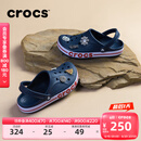 卡骆驰crocs洞洞鞋贝雅卡骆班轻便耐磨一脚蹬休闲鞋|205089 深蓝/辣椒红-4CC 43 (270mm)