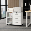 奥林欧风 文件柜 办公室桌下收纳柜矮柜带锁资料柜档案柜简易办公柜小柜子