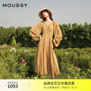 moussy 【刘亦菲同款】南法度假风碎花浪漫优雅连衣裙028ISX33-3711 070米色 S