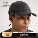 ARC'TERYX始祖鸟 BIRD WORD CAP 透气 男女同款 弯檐帽 24K BLACK/黑色 L-XL