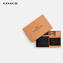 蔻驰（COACH）【品牌直供】男士短款钱包卡夹钥匙扣礼盒CW344QBMI5