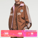 adidas adicolor经典复古双面穿运动保暖棉服阿迪达斯官方三叶草 深棕 S