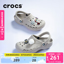 卡骆驰crocs洞洞鞋贝雅男鞋女鞋轻便耐磨一脚蹬拖鞋休闲鞋|10126 卵石色-2V3 37 /38(230mm)