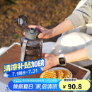 乐扣乐扣（LOCK&LOCK）小水库大容量塑料运动水杯户外冷水壶刻度把手男女杯子1.6L灰色