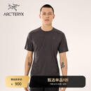 ARC'TERYX始祖鸟 KADEM HENLEY SS 透气 男子 速干短袖T恤 Black Heather/黑灰色 M