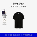 博柏利（BURBERRY）【520礼物】男装 棉质 短袖 Polo 衫 黑色