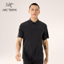 ARC'TERYX始祖鸟 SKYLINE SS SHIRT 透气 男子 短袖衬衣 BLACK/黑色 M