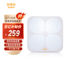 好体知（bodivis）清华原同方体脂秤 好体知体脂称 体重秤家用电子秤 APP蓝牙脂肪秤 精准测量21项人体数据 大白M1