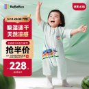 bebebus小凉风睡袋夏季宝宝婴儿薄款儿童分腿吸汗透气睡袋 M码