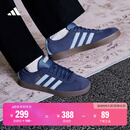 adidas T头鞋 VL COURT 2.0复古板鞋德训鞋男女阿迪达斯轻运动   深蓝/粉蓝/树脂黄   38