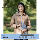 beanpole滨波秋冬女士休闲基础款美拉德米色菱格绗缝棉服 米色 160/84A S