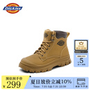 Dickies童鞋皮靴中童棉靴马丁靴儿童工装靴 土黄 33（鞋内长211mm） 